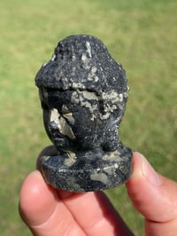 Image 8 of Pyrite In Magnetite Buddha Head #1893