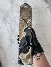 Image 7 of Volcanic Agate Large Crystal Towers UV Reactive - 3 Styles 