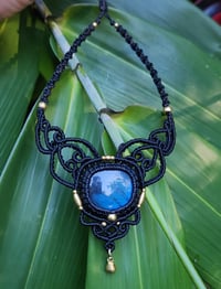 Image 3 of Labradorite Scrolls Choker