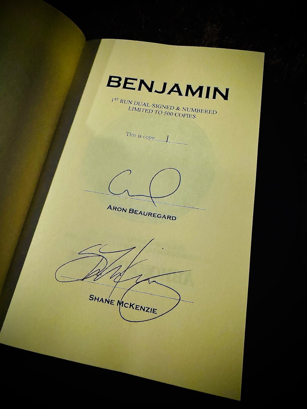 Image of BENJAMIN BIG MONEY BUNDLE DELUXE HARDCOVER - DUAL-SIGNED & NUMBERED - LIMITED TO 500