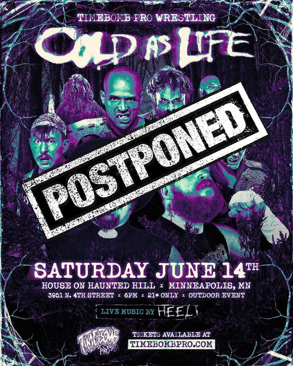 Image of Timebomb Pro: Cold As Life (RESCHEDULED DATE ANNOUNCED ASAP)