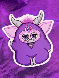 Image 1 of BaPHURBmet Baphomet Furby sticker