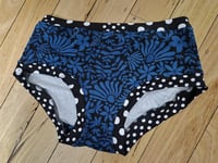 Undies- blue flower 