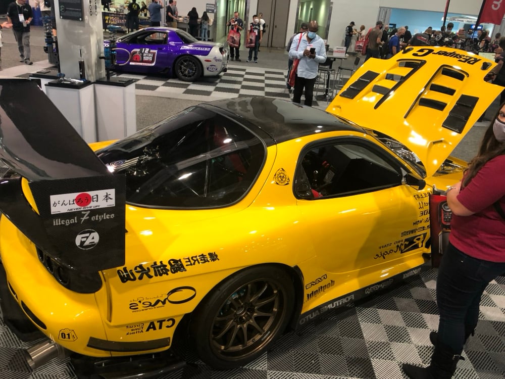 FD RX-7 dry carbon roof