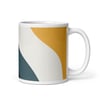 White glossy mug