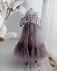 Image 3 of Girls photoshooting dress - Elvina | size 110 | dusty purple