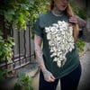 T-SHIRT PEONY dark olive