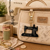 Image 3 of Sew-ology Midnight Sewing Machine Keychain 