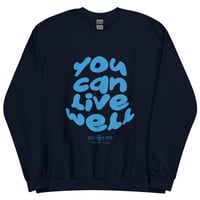 YCLW Bubble Text Crew Neck - Navy