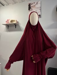 Scrunch sleeve jilbab
