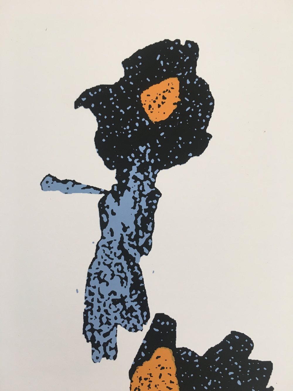 Eric W Mast - Flower screen print