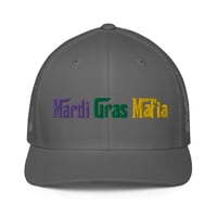 Image 4 of Mardi Gras Mafia “FlexFit” trucker cap