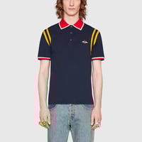 Image 4 of ‘21 Gucci Bee Patch Polo - L