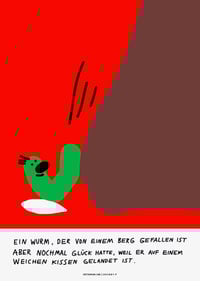 Image 2 of Wurm fällt vom Berg (A3)