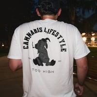 Image 3 of Too High Cannabis Lifestyle Tee (White)