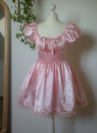Image 1 of Milkmaid Satin Dress 