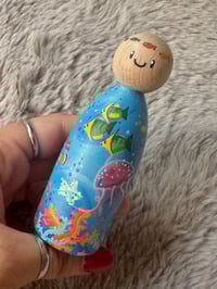 Image 5 of CORALIE - Ocean themed Peg Doll