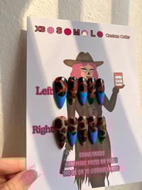 Image 2 of Blue Tortoise Nails 