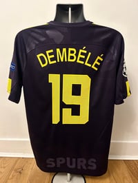 Image 3 of Tottenham Hotspur “DEMBÉLÉ 19” 2017/18 Third Shirt + patches (L)