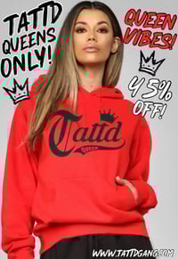 Image 3 of 45% off SPECIAL OFFER!!! Tattd QUEEN 👑 red Hoodie!!! ❤️