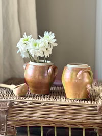 Image 1 of Lot de 2 petits pots en grès