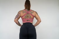 Image 8 of UPerform Elevate Cross Back Bra- Pink 