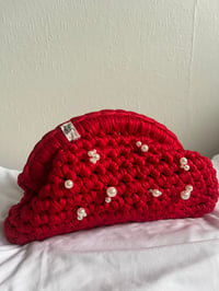 Image 1 of Red Pearl Clutch Bag❤️