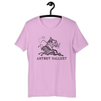 Image 5 of Artbot Horse Fly Printed in Black Unisex t-shirt