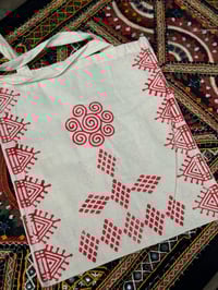 Image 2 of BLOCK PRINT TOTE 2/8