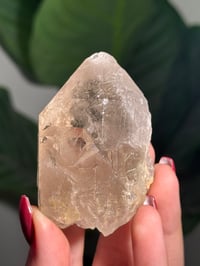 Image 4 of NATURAL RUTILE SMOKEY QUARTZ POINT -BRAZIL- L