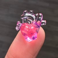 Image 2 of MINIATURE "LAYERS OF LOVE" ANATOMICAL HEART PENDANT 8