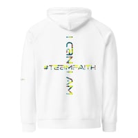 Image 2 of I Can I Am " Faith" Unisex eco raglan hoodie