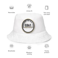 C.O.A.T. Brothers White Bucket Hat 
