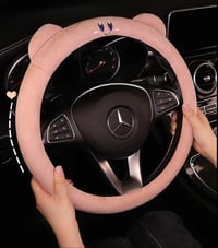 Image 2 of Fluffy Steering Wheel Cover
