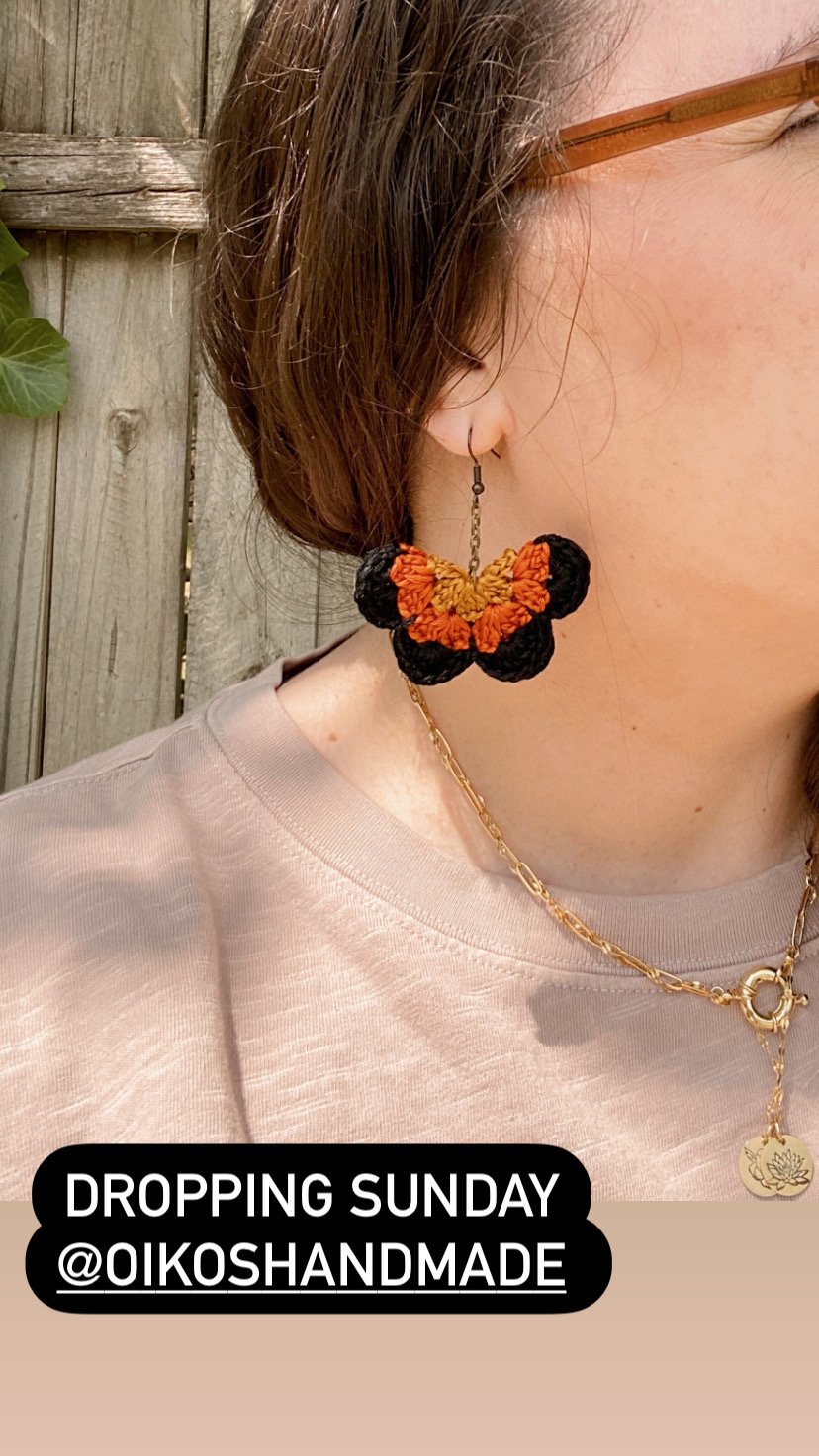 Image of Butterfly Earrings