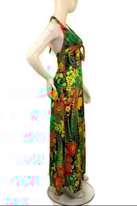 Image 3 of Vintage tropical maxi dress