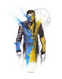 Image 4 of Mortal Kombat (Male Ninjas) Signed Art Prints