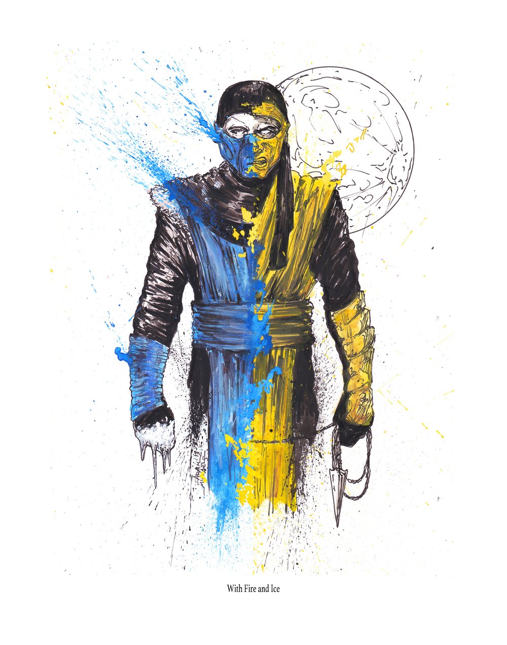 Mortal Kombat (Male Ninjas) Signed Art Prints | Adam’s Artbox