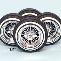 Image 4 of 1:25 13 and 14 inch 36 spoke Z's 