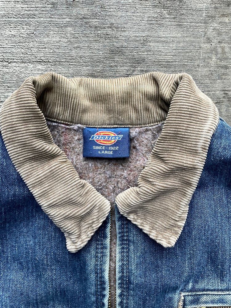 Image of Vintage Dickies Denim Blanket Lined Detroit Jacket