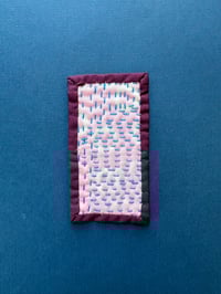 Image 2 of Bleach Series No. 4 - tiny art quilt