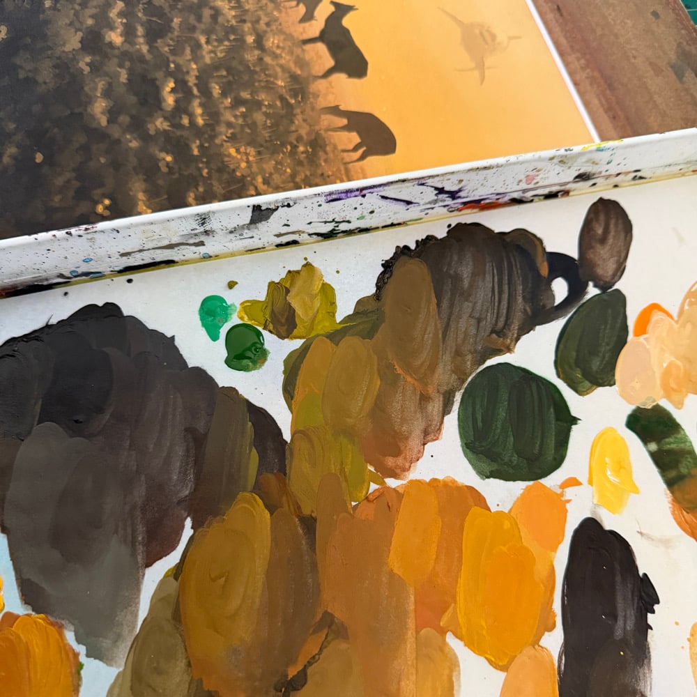 Image of -hunger in the sky- (study) 