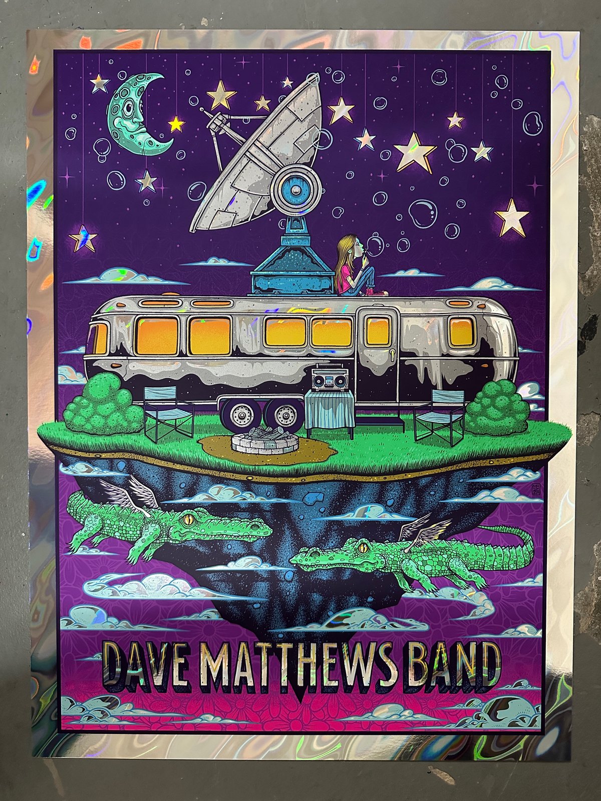 Dave Matthews Band - Song Series Art Print - Satellite | Mazza