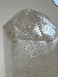 Image 7 of Clear Quartz & Silver Rutile Generator #3026