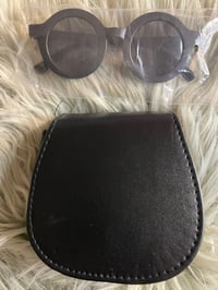 Image 1 of Black Toddler Purse & Sunglasses
