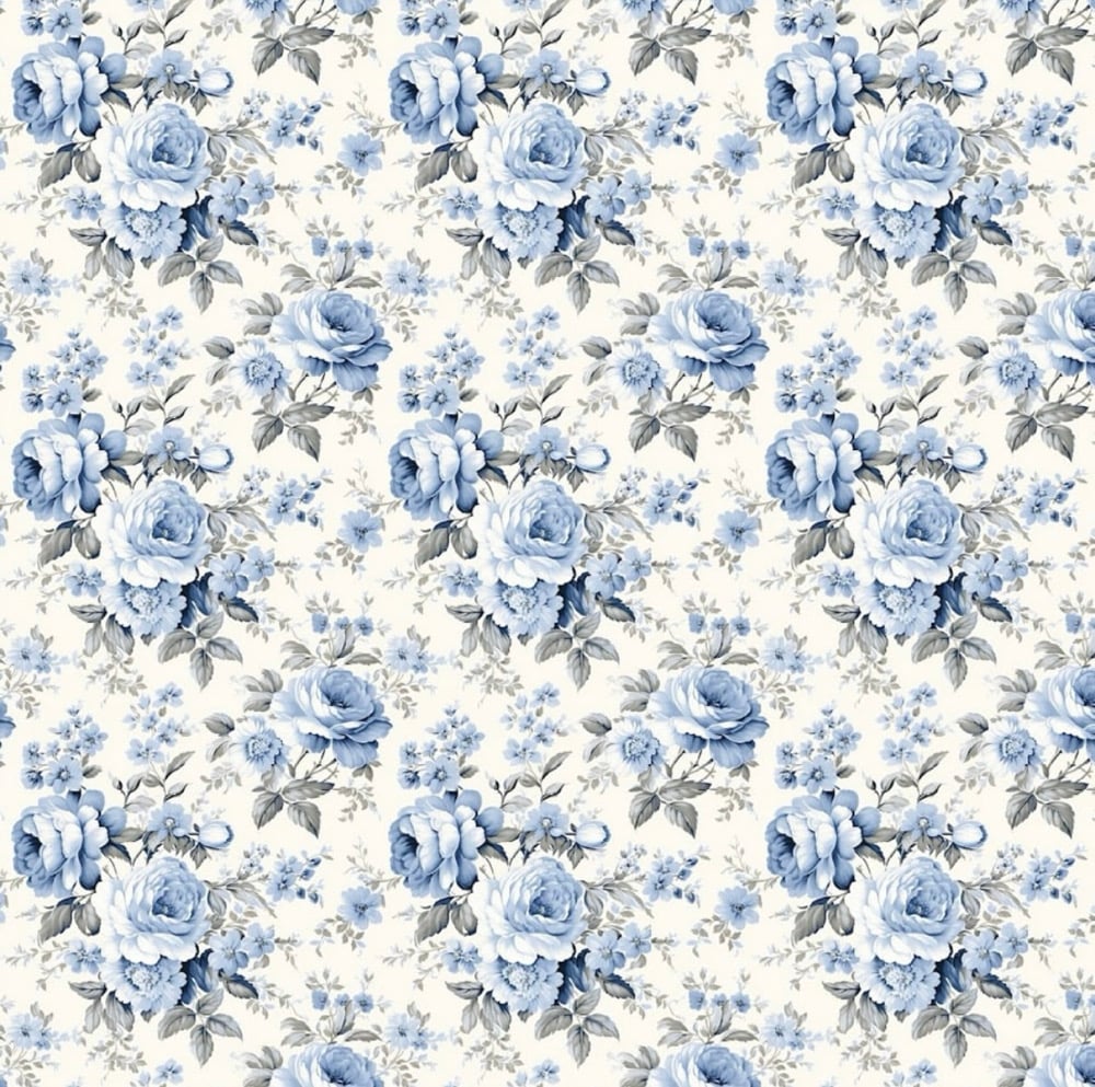 Image of Vintage floral drop set