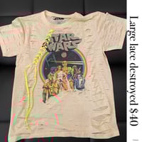 Large Starwars lace destroyed 