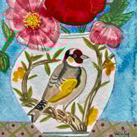Image 2 of Goldfinch and Poppies