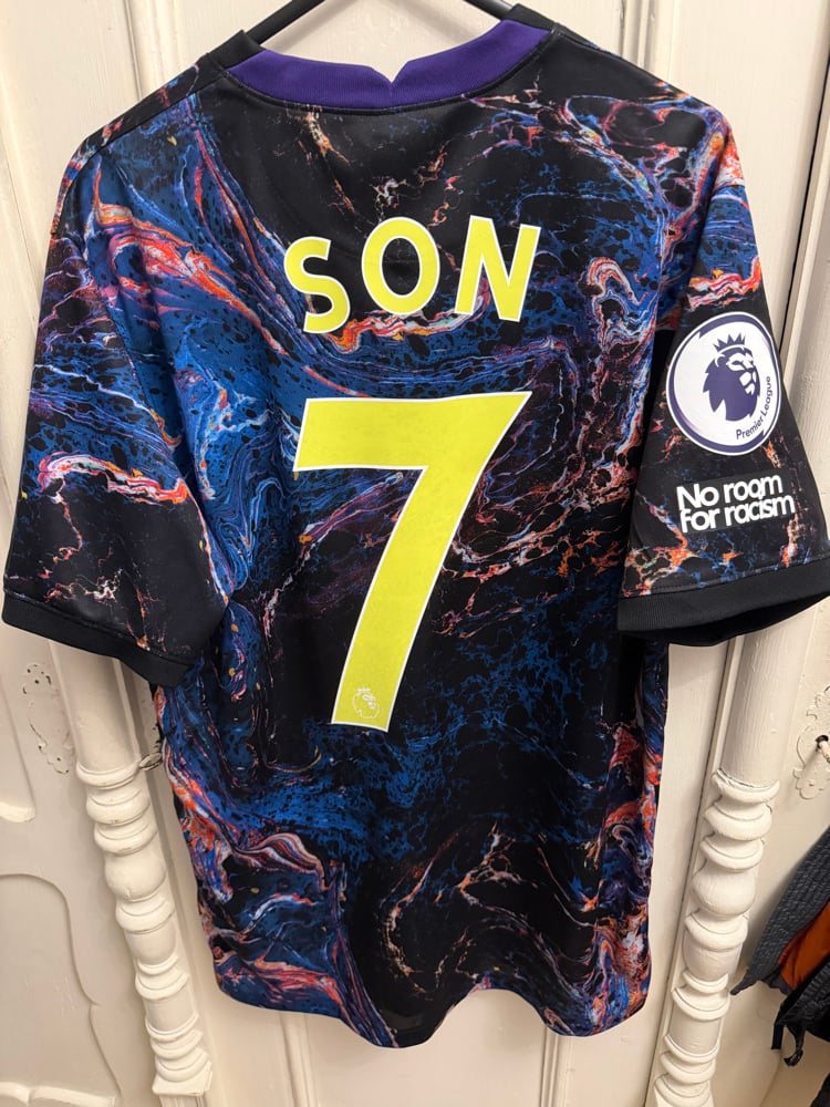 Image of Tottenham Hotspur “SON 7” 2021/22 Away Shirt + PL/NRFR patch (L)