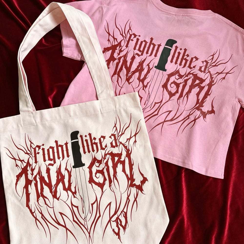 Fight Like a Girl - Tote Bag - Light Pink 